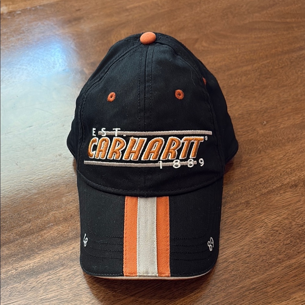 Carhartt Black and Orange Cap